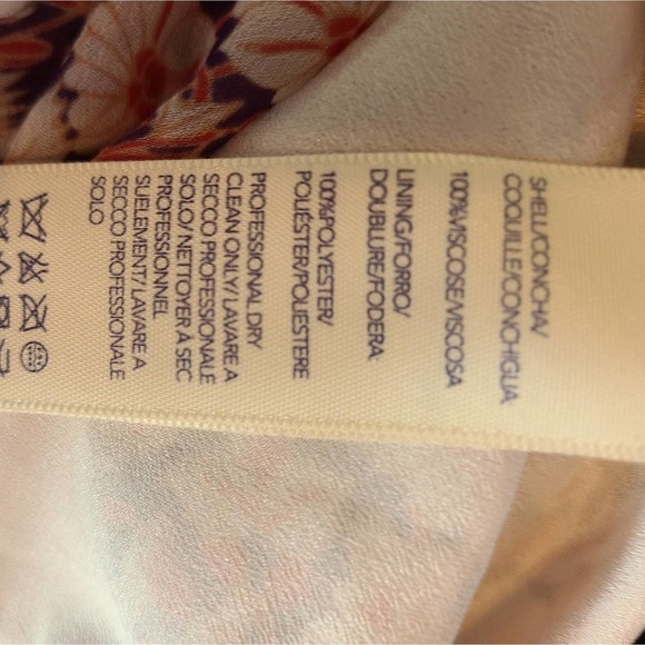 Rebecca Minkoff Floral Buffy Midi Pink Dress XS NWT - Picture 9 of 9